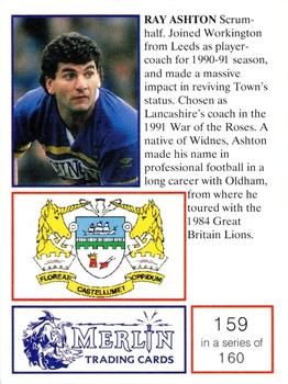 1991 Merlin Rugby League #159 Ray Ashton Back